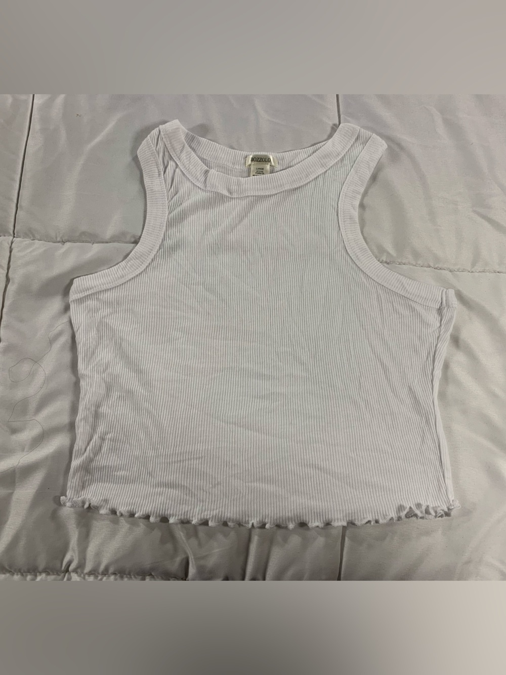 Pre loved BOZZOLO crop top womens size L